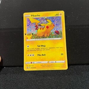 Shiny Pikachu Pokemon Collectible Cards Multipack